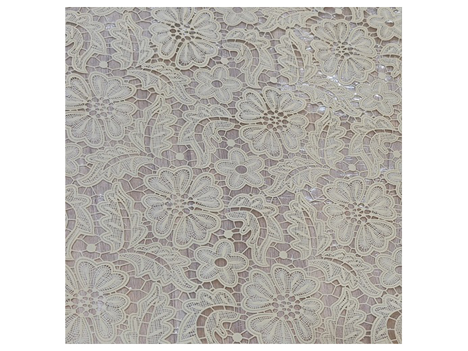 Клейонка ПВХ LACE, бежева, 1,37x20м (ціна за рулон) MA-4815-B