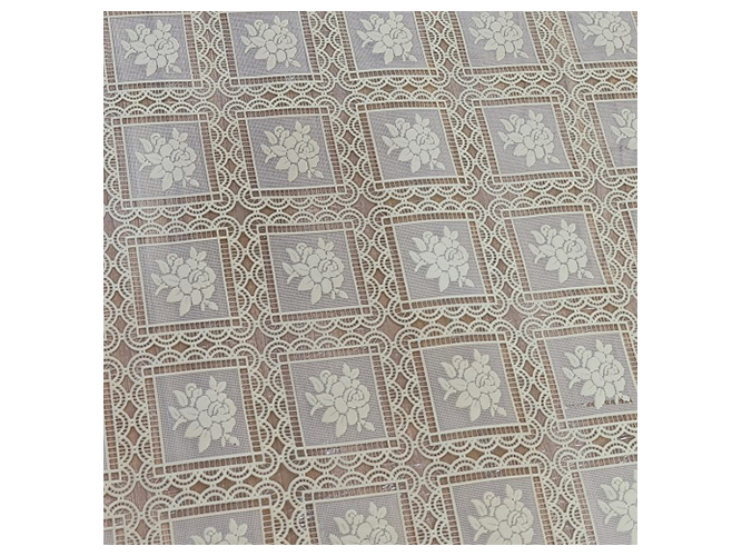 Клейонка ПВХ LACE, бежева, 1,37x20м (ціна за рулон)
