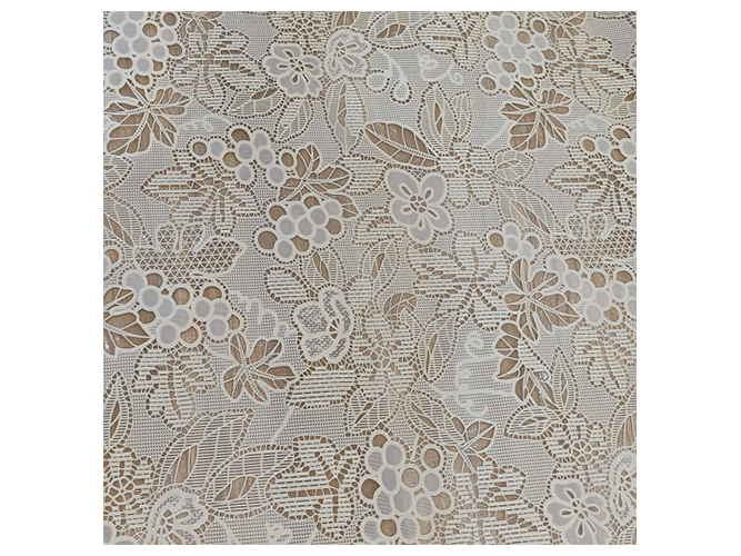 Клеенка ПВХ LACE, бежевая, 1,37x20м (цена за рулон)