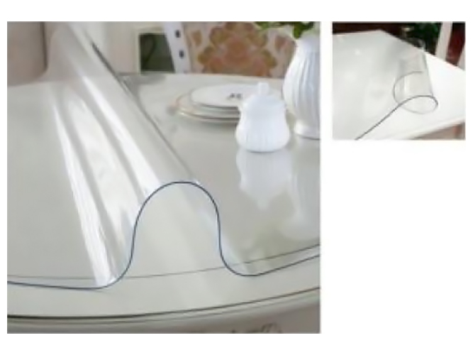 Клейонка Crystal рідке скло, 0,4мм x 1,5x20м