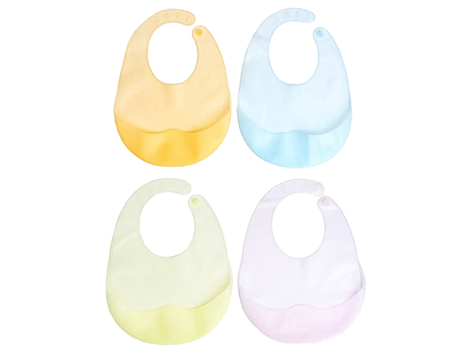 Слюнявчик силиконовый с карманом, 21х29см