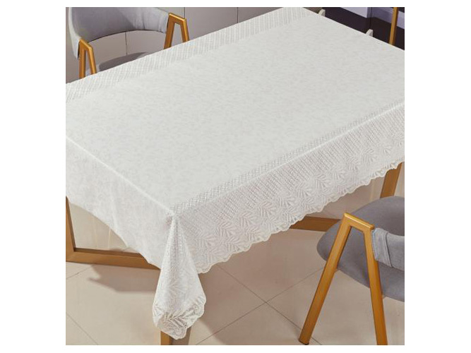Клейонка ПВХ LACE бежева, 1,37х20м (ціна рулон)