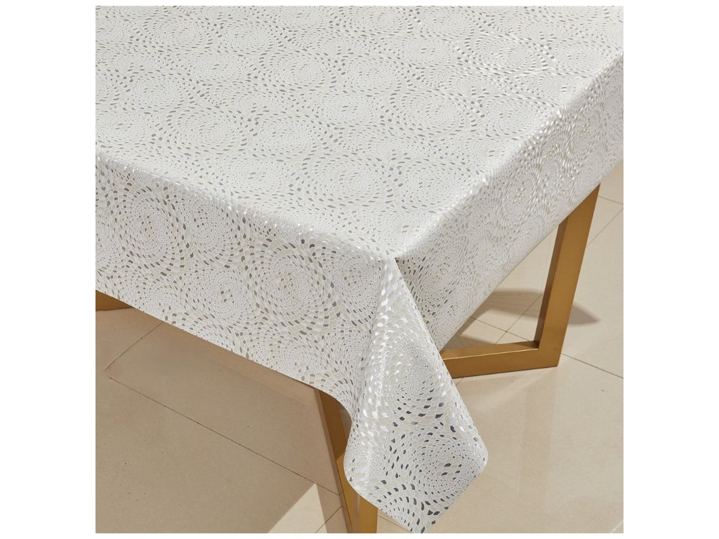 Клейонка Aura, з принтом, на тканинній основі, ПВХ, 1,37×20м (ціна за рулон)