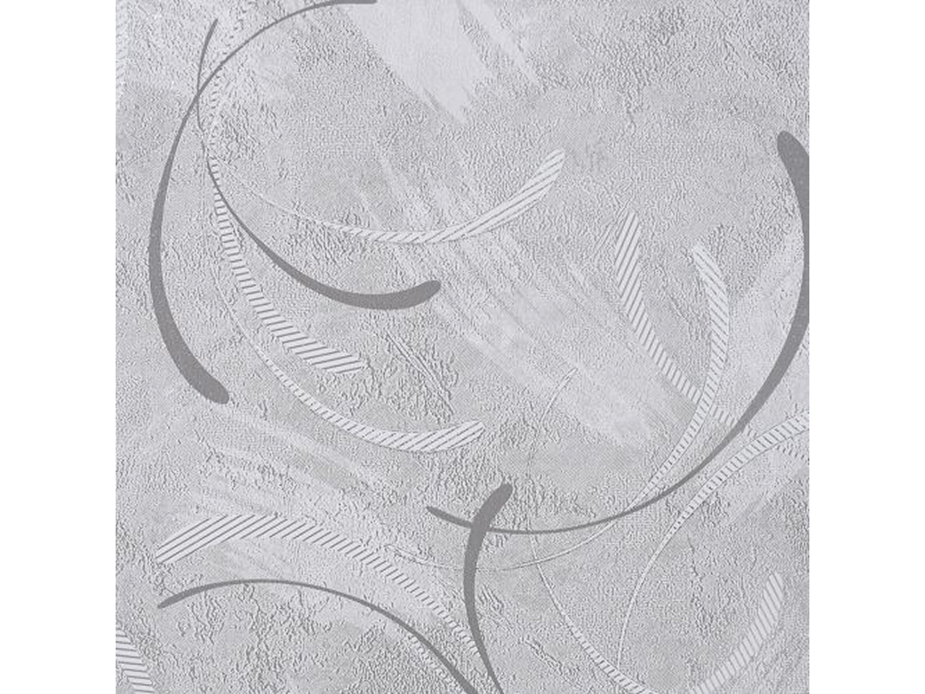 Клеёнка Style, ПВХ на тканевой основе, 1.40×20 м, абстрактный узор, цвет серый
