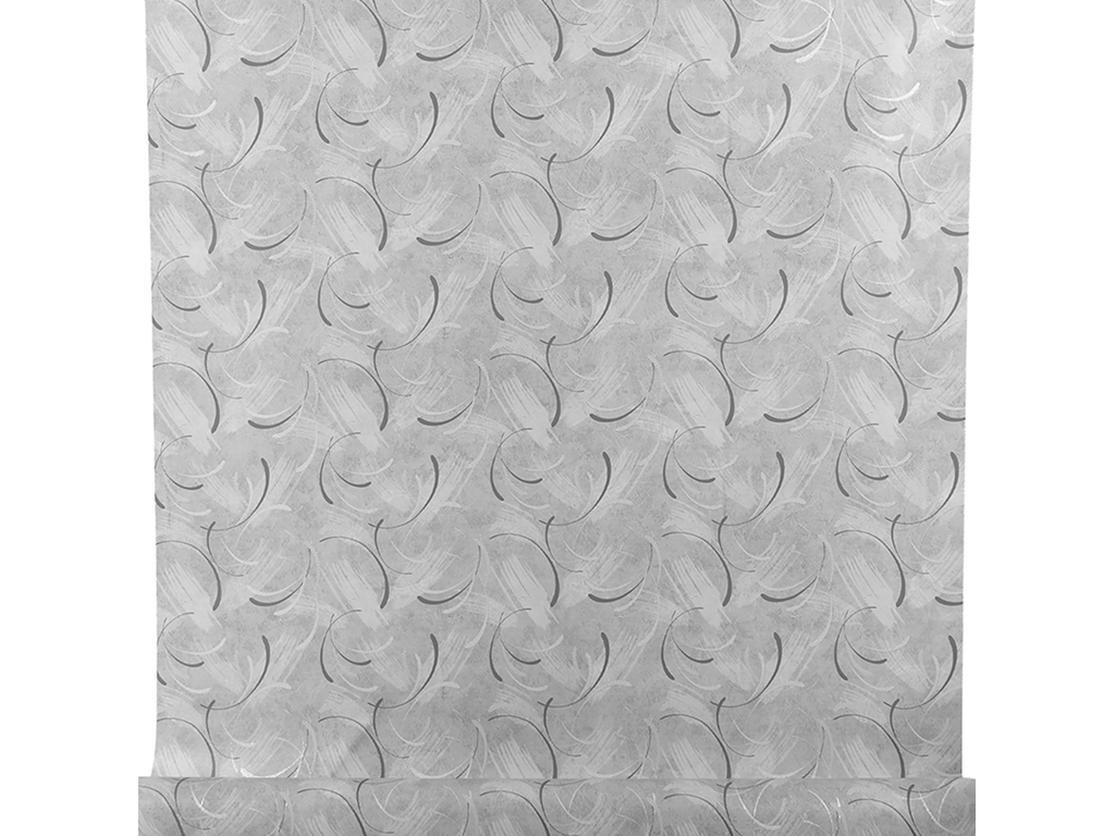 Клеёнка Style, ПВХ на тканевой основе, 1.40×20 м, абстрактный узор, цвет серый