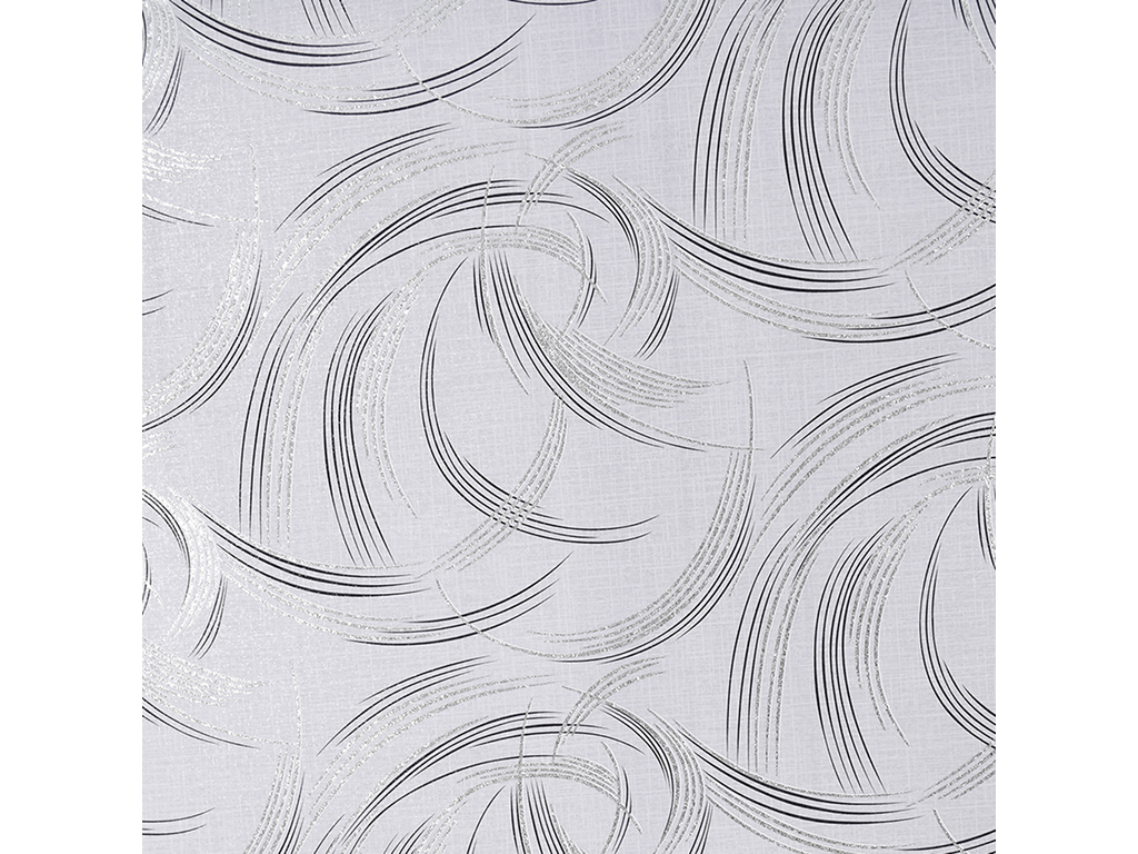 Клеёнка Style, ПВХ на тканевой основе, 1.40×20 м, с абстрактным узором, цвет серый