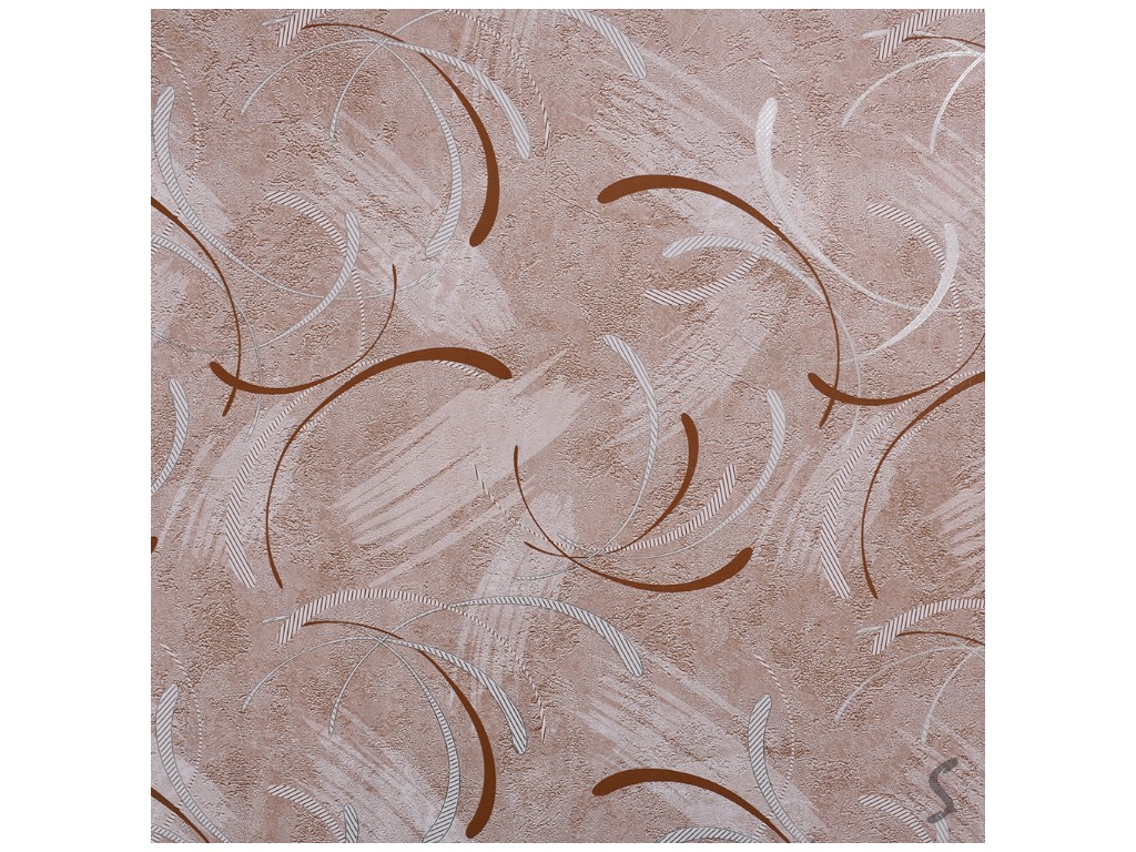 Клеенка Aura, на тканевой основе, ПВХ, 1,40×20м, дизайн Brown Motion (цена за рулон)