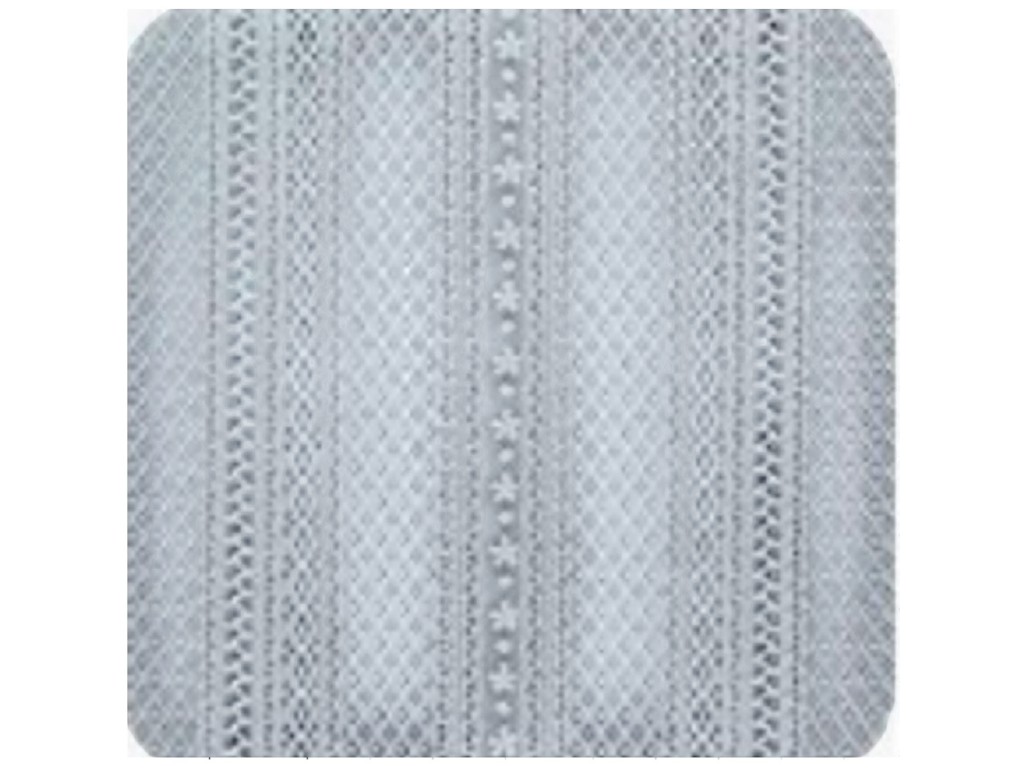 Клеенка Lace, ПВХ, 1,37×20м, цвет белый, дизайн Stripe (цена за рулон)