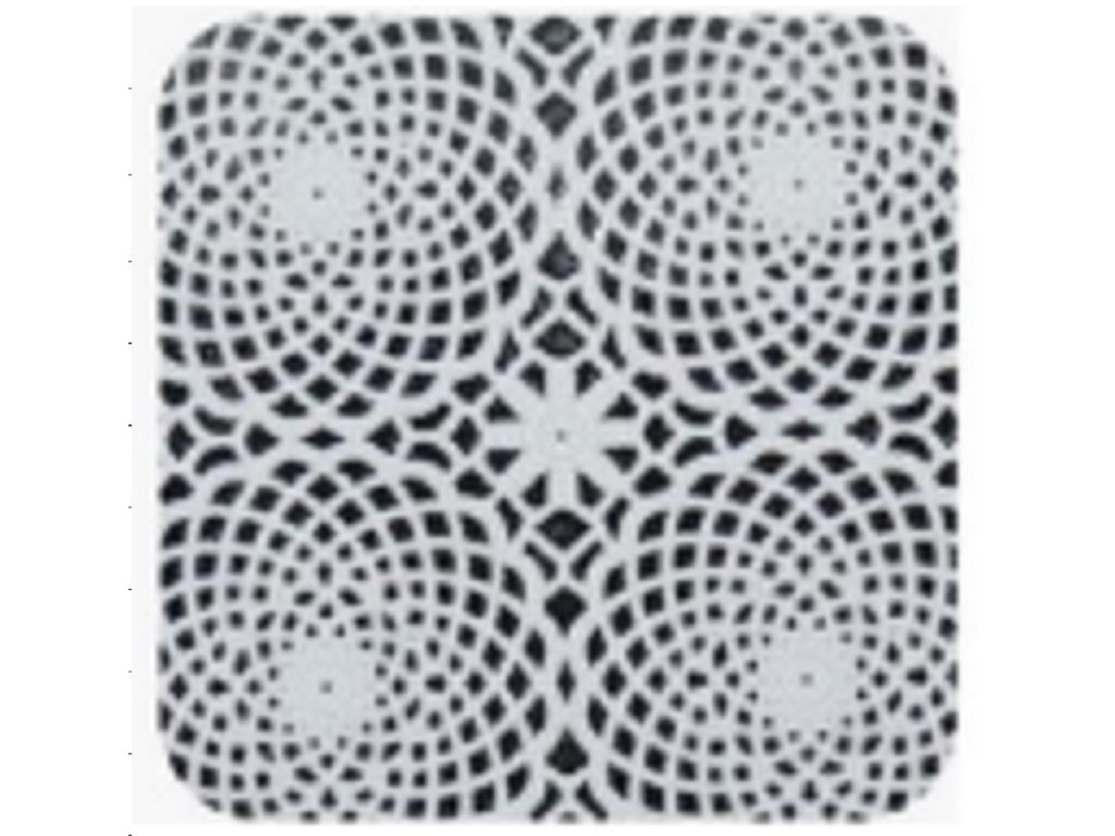 Клейонка Lace, ПВХ, 1,37×20м, колір білий, дизайн Spiral (ціна за рулон)