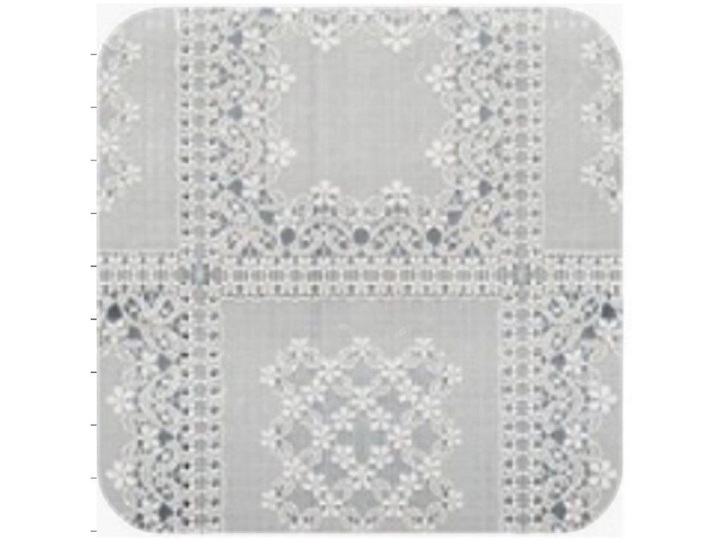 Клеенка Lace, ПВХ, 1,37×20м, цвет бежевый, дизайн Classic Border (цена за рулон)