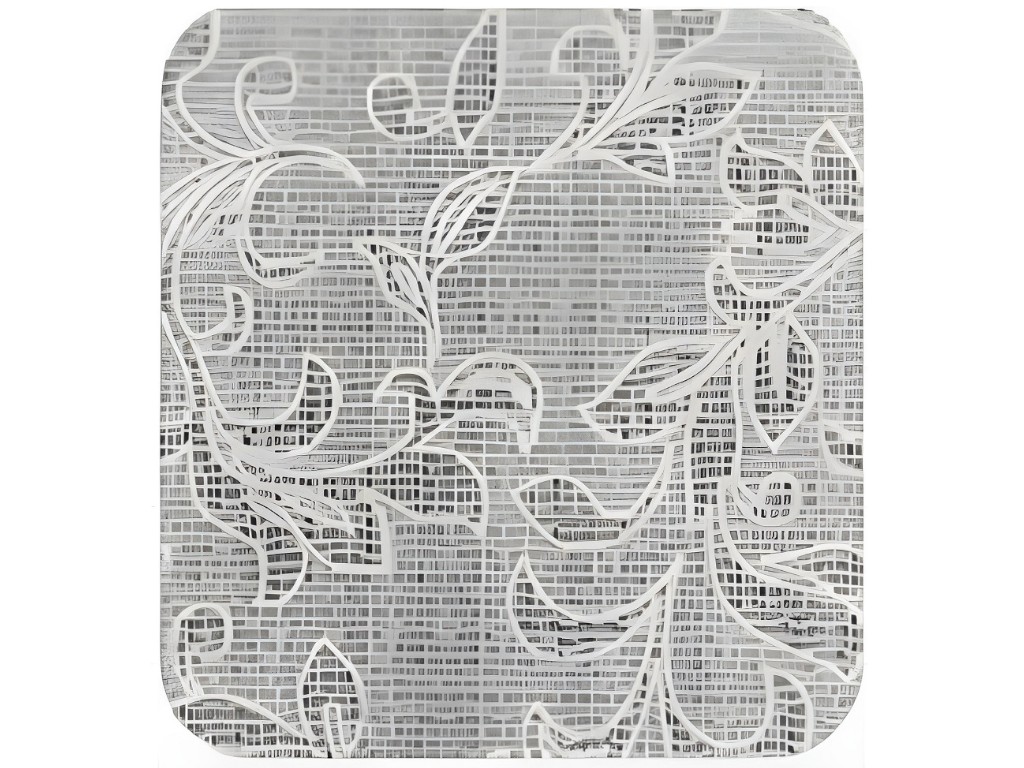 Клейонка Lace, ПВХ, 1,37×20м, колір бежевий, дизайн Urban Leaves (ціна за рулон)