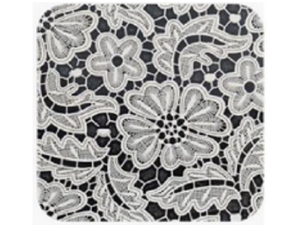 Клеенка Lace, ПВХ, 1,37×20м, цвет бежевый, дизайн Floral Mosaic (цена за рулон)