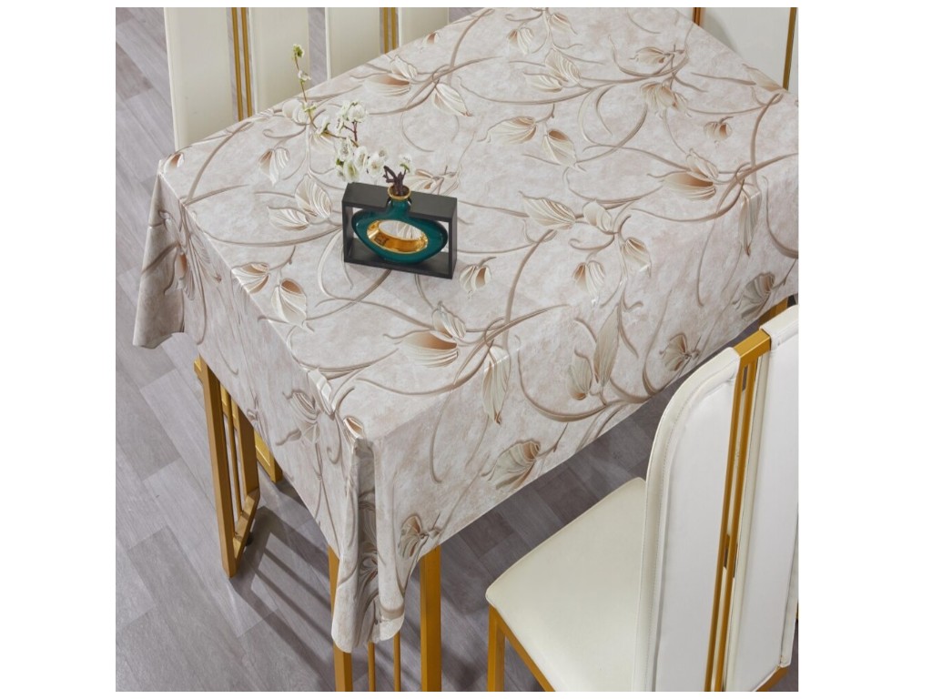 Клейонка Марсель, на тканинній основі, глянець, з принтом, ПВХ, 1,37×20м (ціна за рулон)