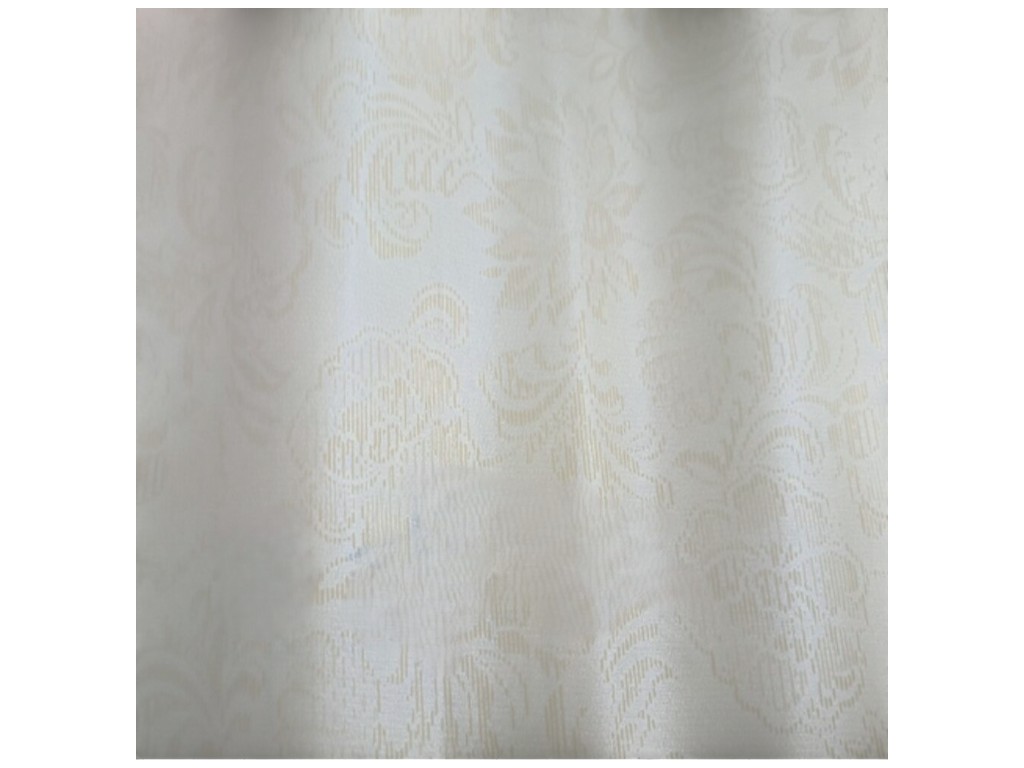 Клеенка Lino, на тканевой основе, ПВХ, 1,37×20м, цвет молочный (цена за рулон)