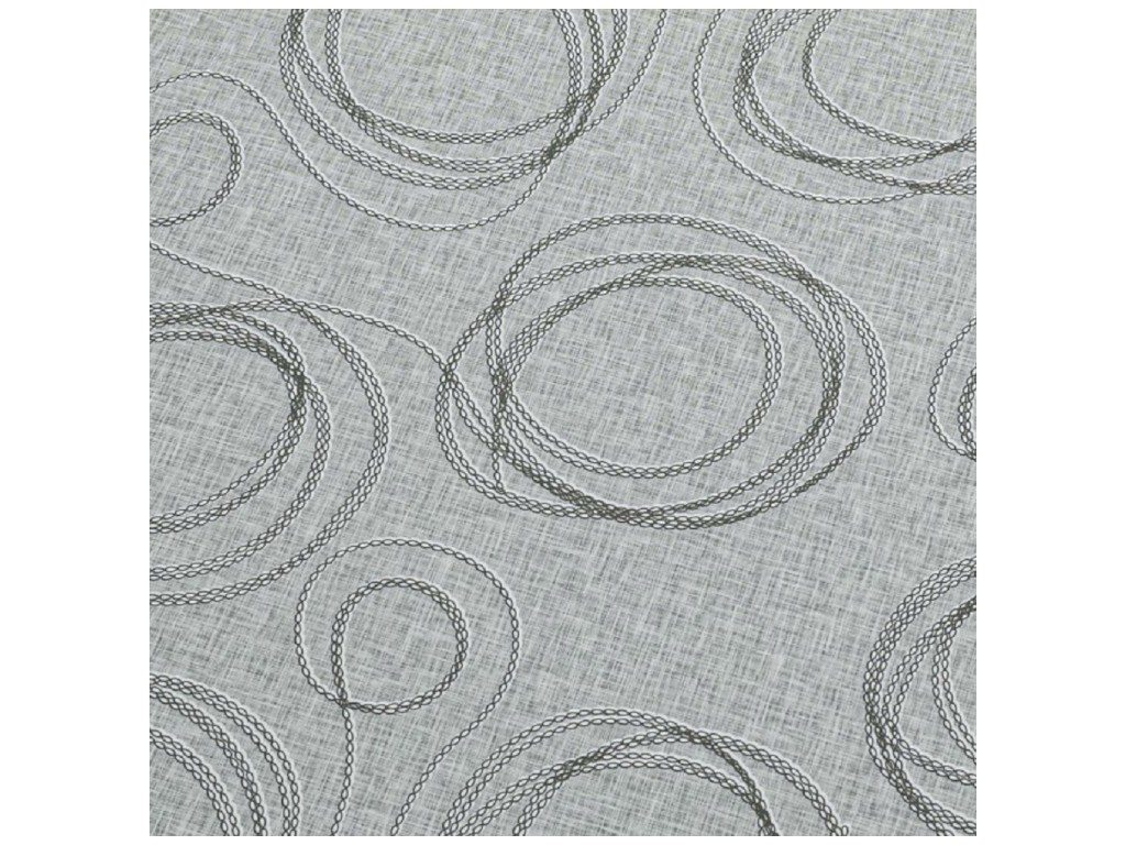 Клеенка GlossyN, 3 слоя, на тканевой основе, глянцевая, 1,37×20м, дизайн кольца (цена за рулон)