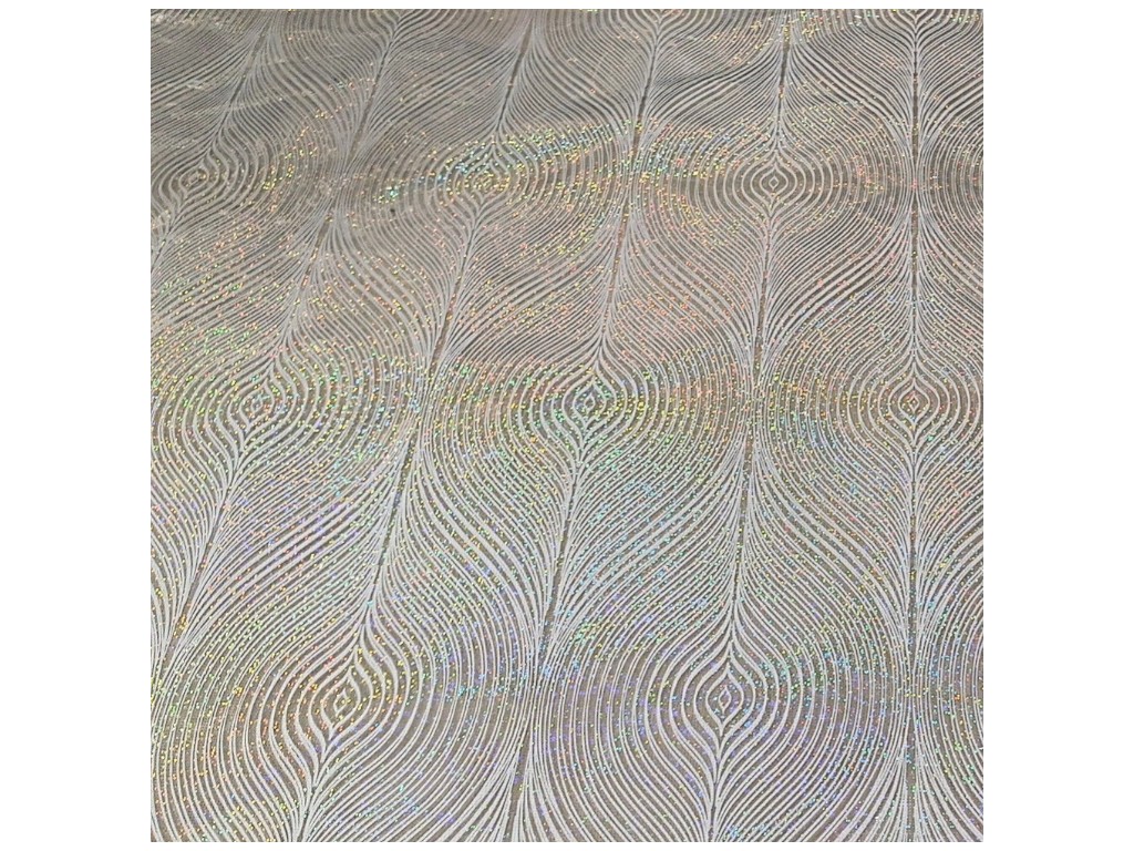 Клейонка рідке скло Laser, з голографічним малюнком, ПВХ, 0,6ммх0,8мх20м (ціна за рулон)