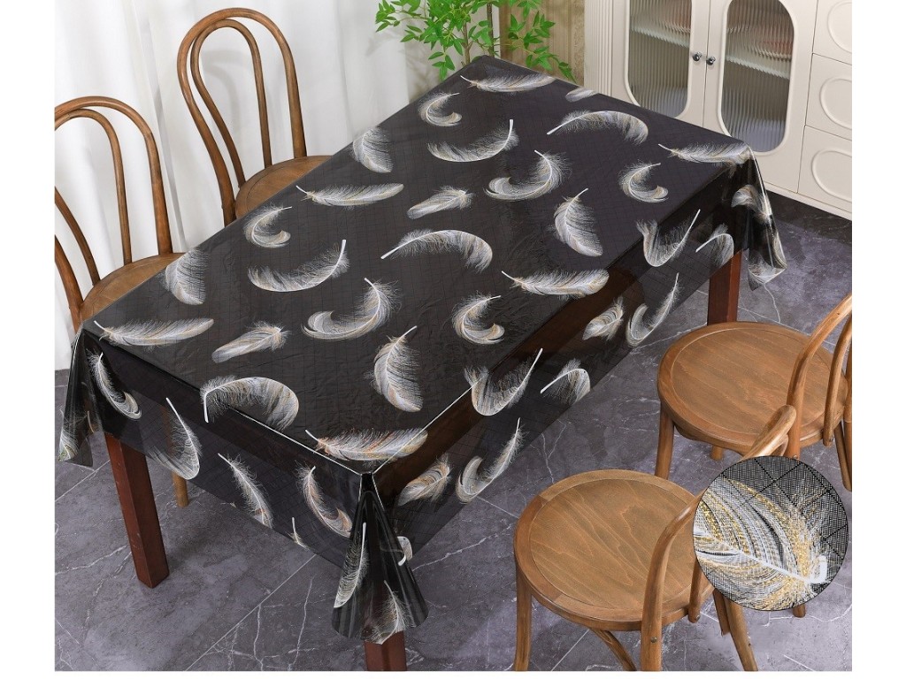 Клейонка рідке скло Laser, з голографічним малюнком, ПВХ, 0,6ммх0,6мх20м (ціна за рулон)