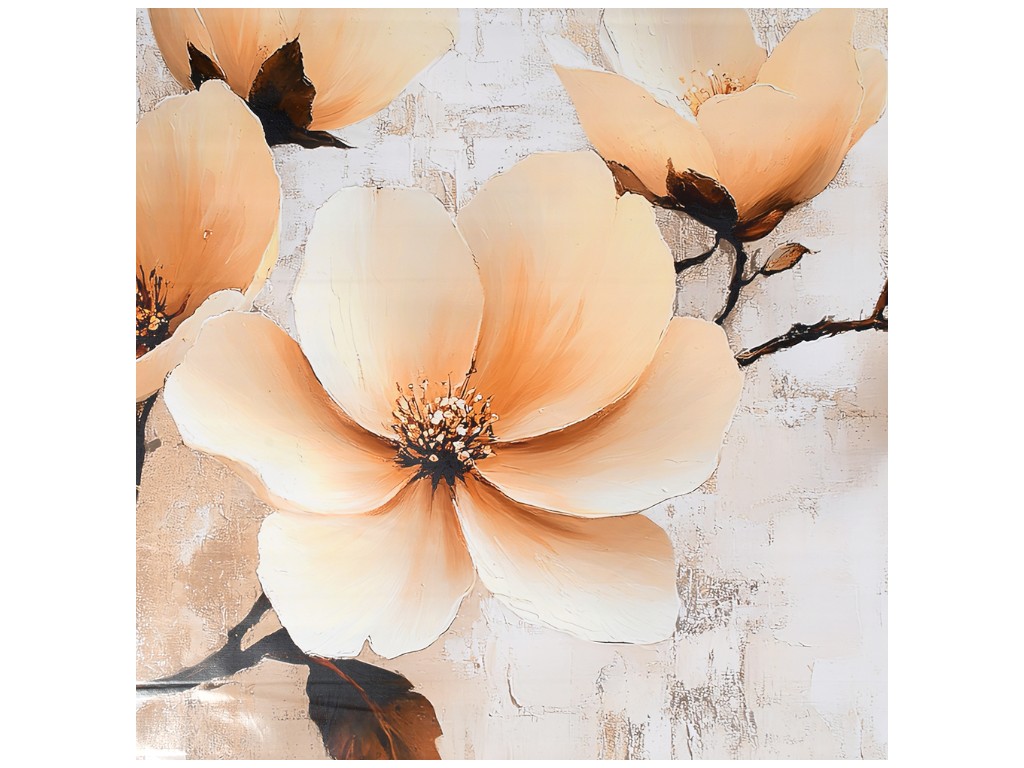 Клейонка-скатертина Fiesta, на тканинній основі, ПВХ, 1,4×1,10м, дизайн магнолія (ціна за рулон)