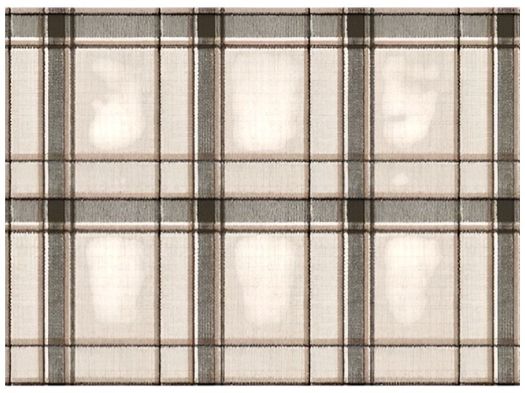 Клейонка Retro-Lux, на нетканій основі, 3 шари, ПВХ, 1,40×20м, дизайн клітка (ціна за рулон)