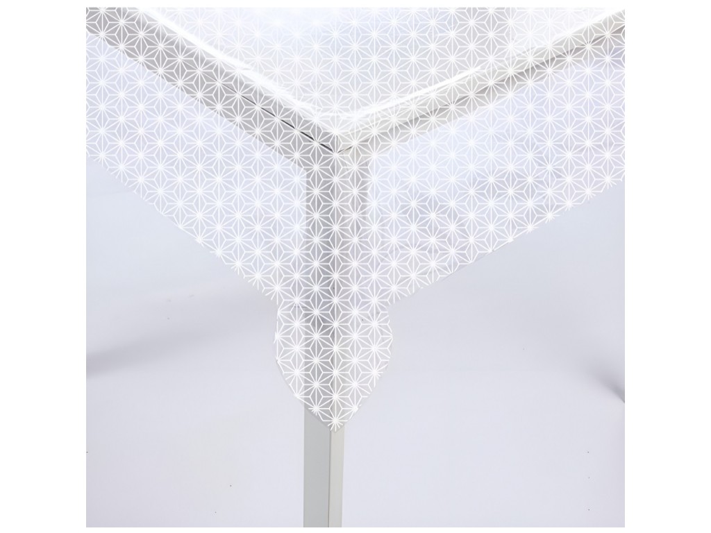 Клеенка France, ПВХ, силикон, 1,35×30м, дизайн геометрический узор