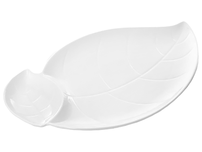 Менажниця порцелянова Пелюстка 15" 38х23,5см