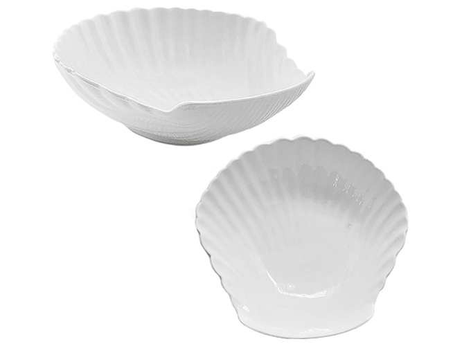 Салатник фарфоровый Ракушка 10" 25,5см MC2635-10