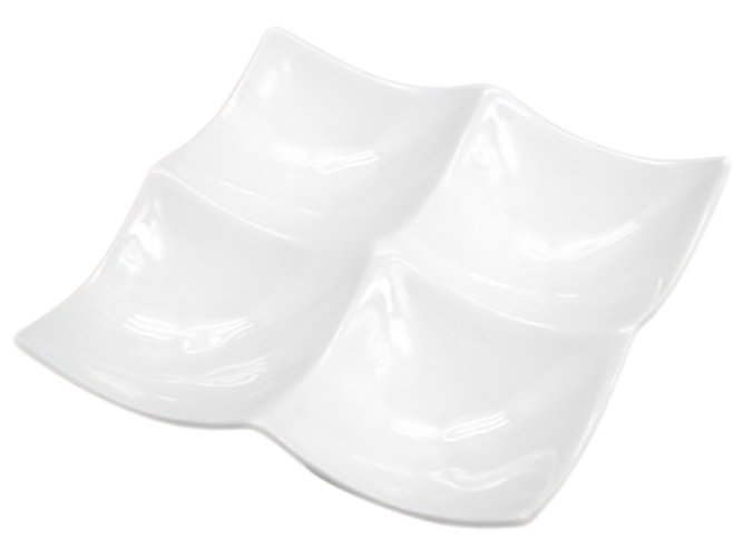 Менажница фарфоровая Modern" 6,5" 16х16см