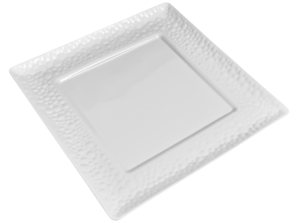 Блюдо Pimples, фарфор, 31×20,5×1,5см, цвет белый