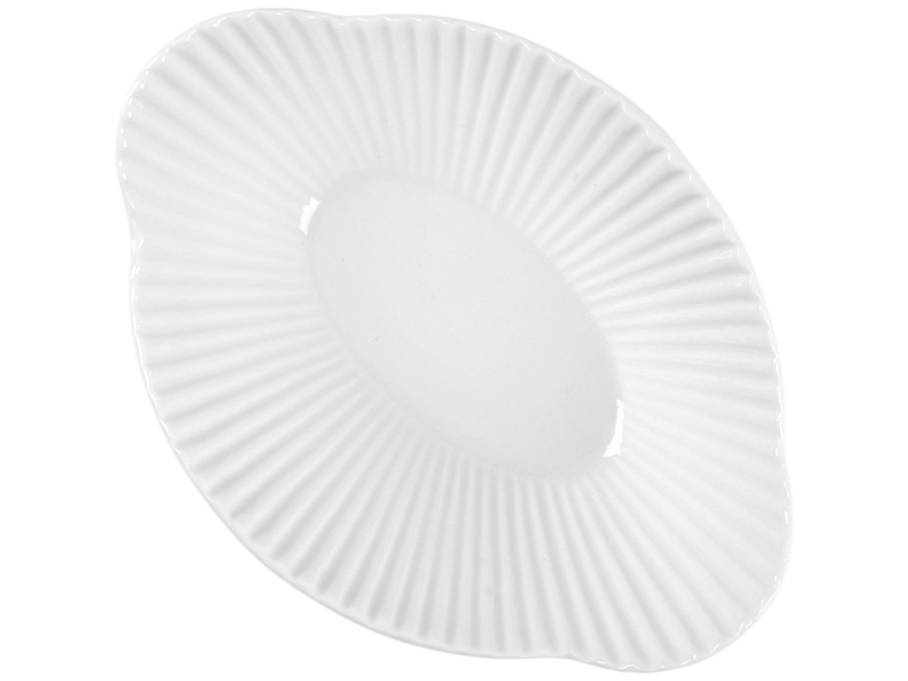 Блюдо сервировочное Shell, фигурное, фарфор, 11,5см, цвет белый