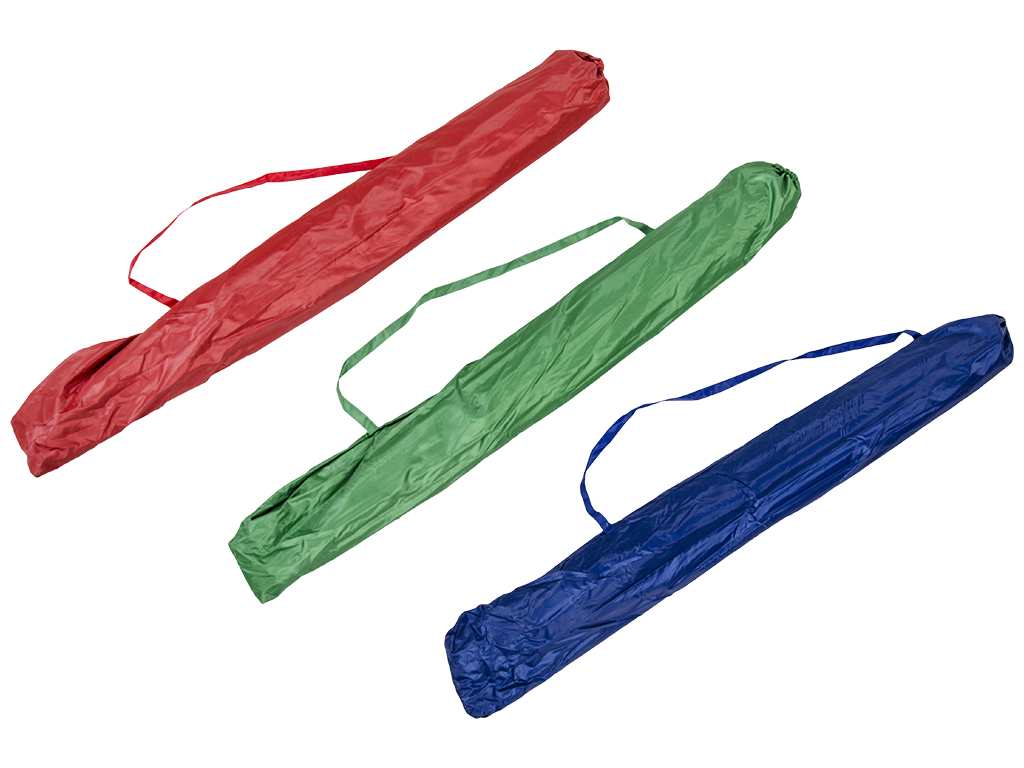 Зонт пляжный "Colors" D1,75м, серебряное напыление, в чехле (однотон)