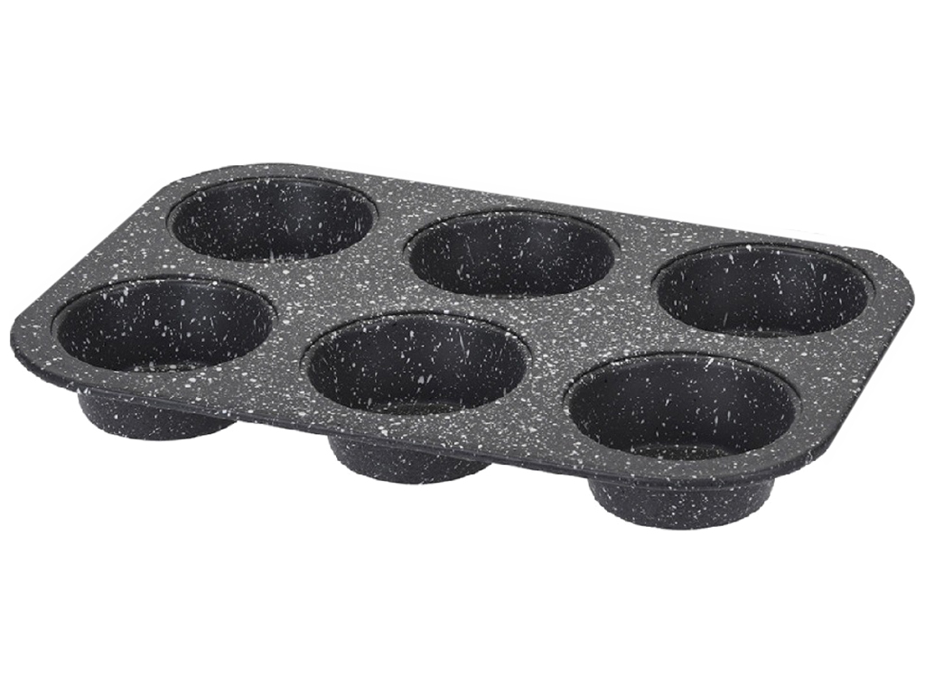 Форма для выпечки кексов, 6шт/л, 26,5x17,5x3см