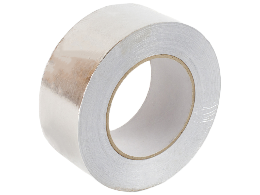 Скотч аллюминиевый фольгированный "Stenson" 70мкx50ммx50м