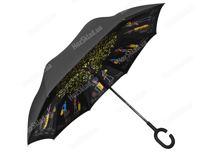 Зонт обратного сложения 110см 8спиц 