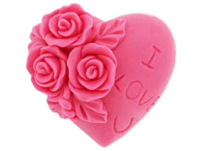 Форма силиконовая Stenson Сердце 7х7х3см