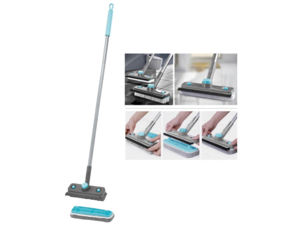 Швабра-щетка 3в1, 110х21см