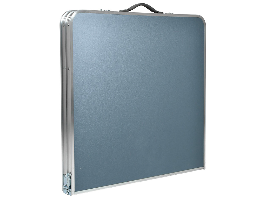 Стол-чемодан (мдф, алюминиевый каркас, 4 стула) 120х60х70см