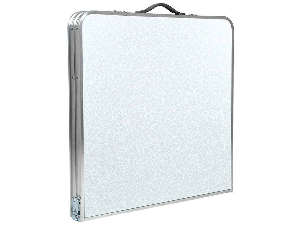 Стол-чемодан (мдф, алюминиевый каркас, 4 стула) 120х60х70см