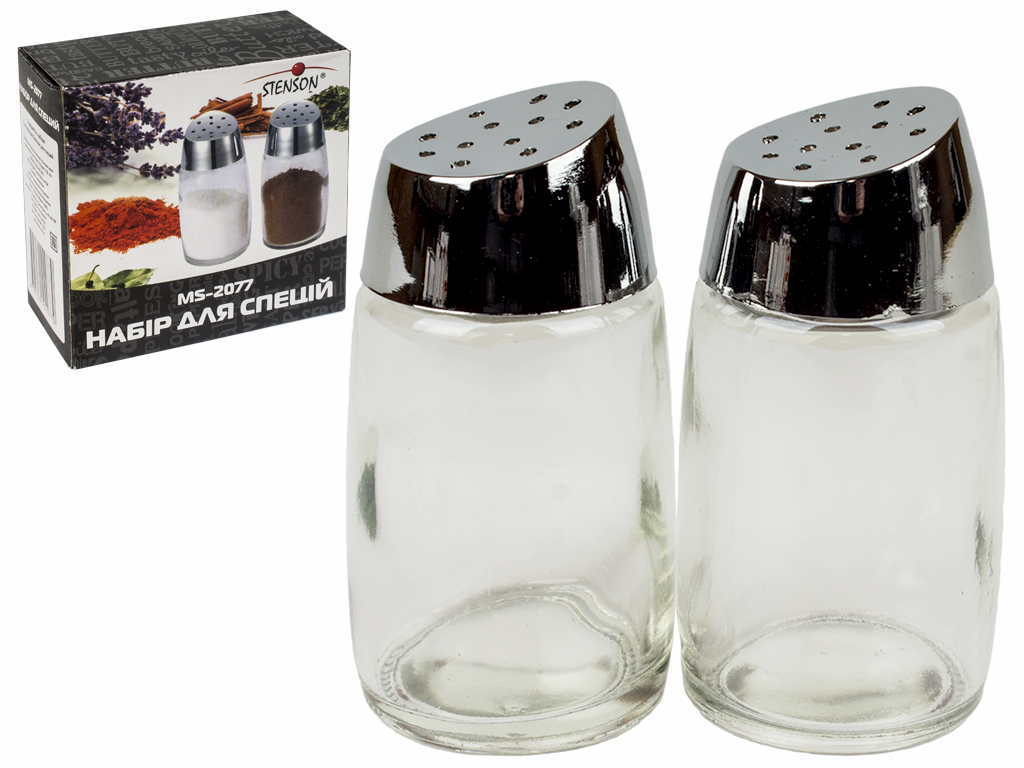 Спецовница стекло Stenson 4х4х8см (цена за набор 2шт)