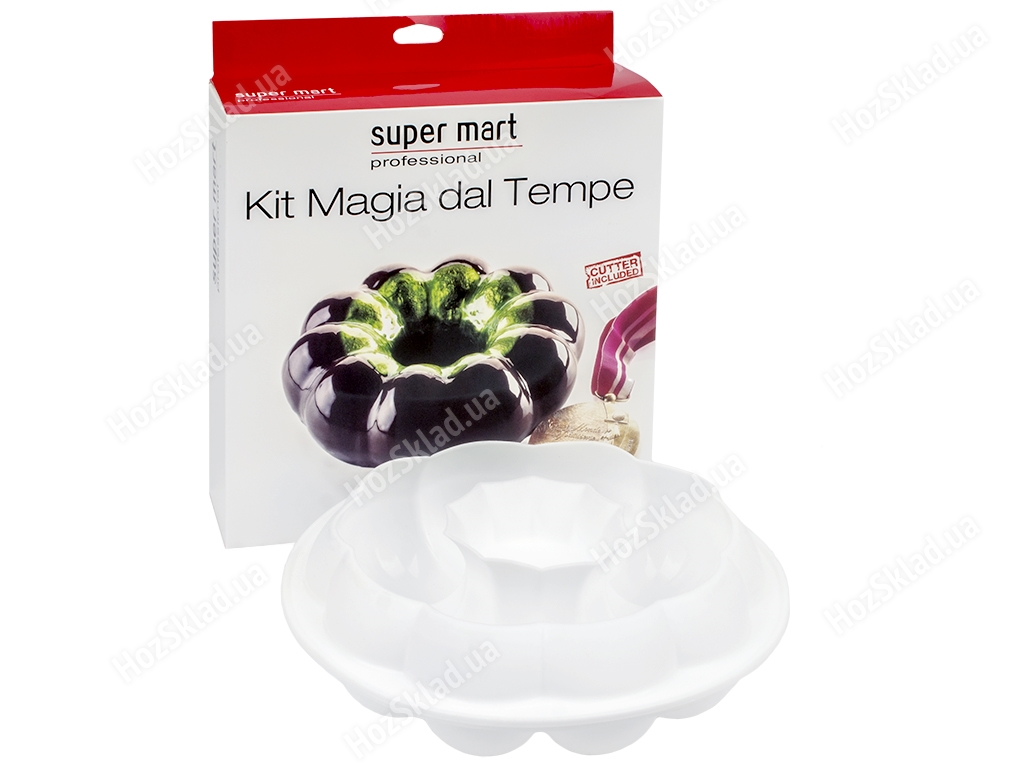 Форма силиконовая Super mart professional Kit magia del tempo внутренний диаметр 16см, высота 6см