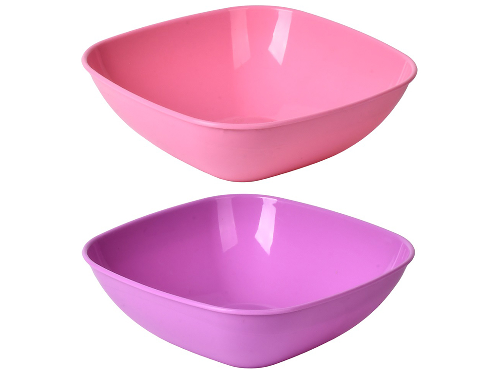 Миска-салатница Ассорти, 500мл, 19х19х8см