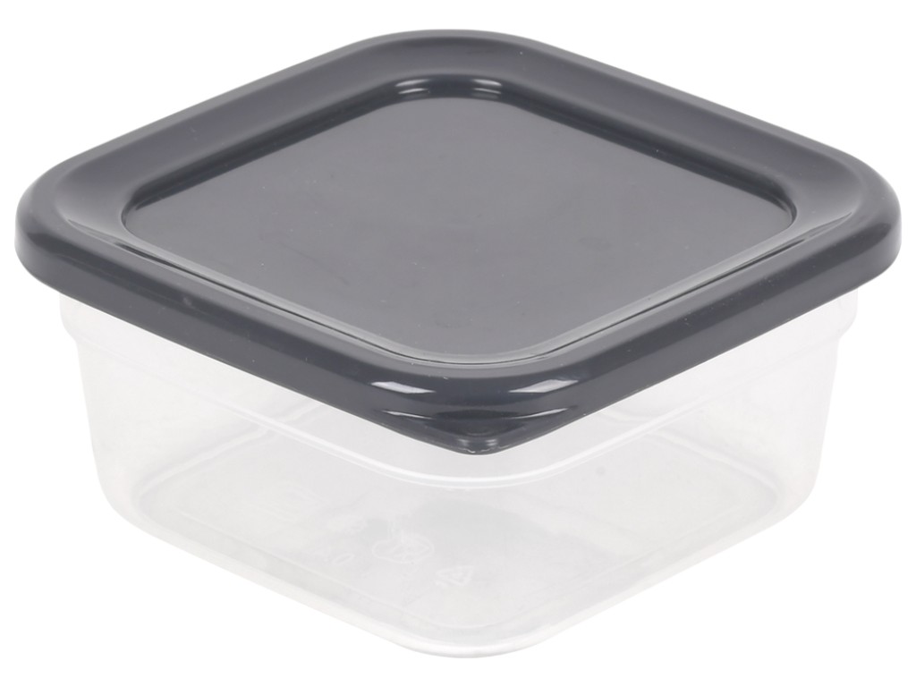 Контейнер пищевой пластиковый Prime, 11×11×5,5см, 400мл, цвет прозрачный