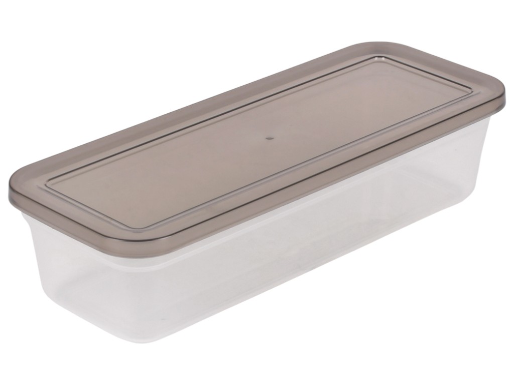 Контейнер пищевой пластиковый Prime, 26×10×6,5см, 1,15л, цвет прозрачный
