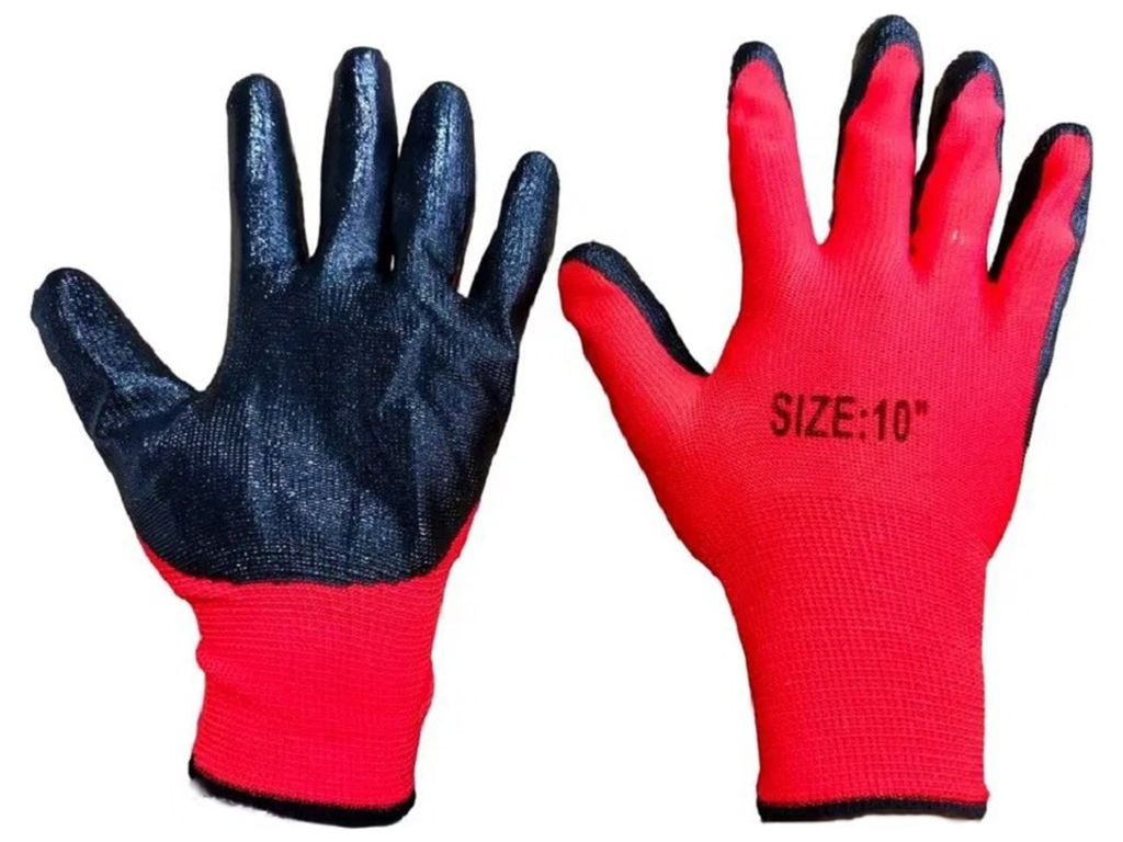 Рукавички синтетичні з латексним покриттям, 1пара