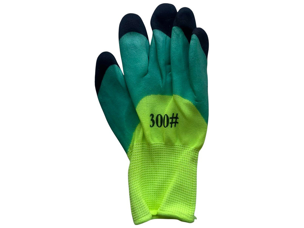 Рукавички синтетичні з латексним покриттям 3/4, 1пара