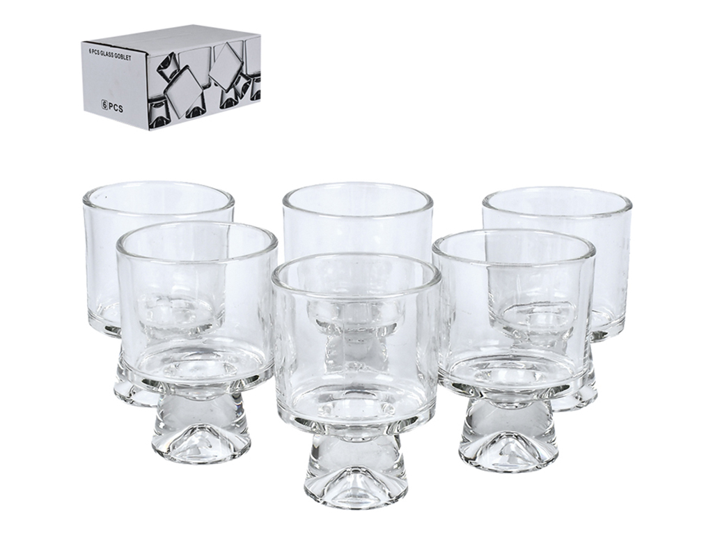 Креманка стеклянная, 400мл (цена за набор 6шт)