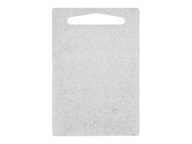 Доска разделочная Granite, пластик, 37,5×25см, светло-серая