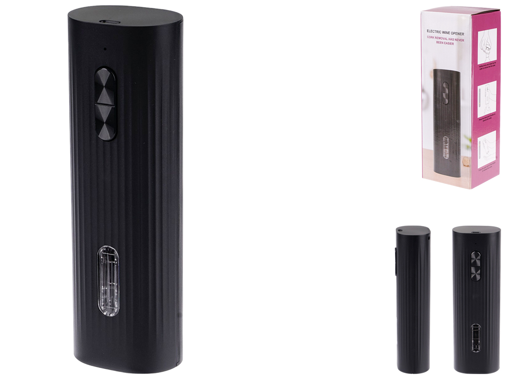 Штопор электрический USB, 6х4,5х18,5см