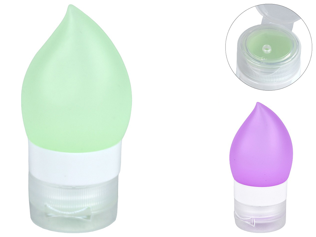 Ёмкость силиконовая дорожная для косметики 30мл, 9см