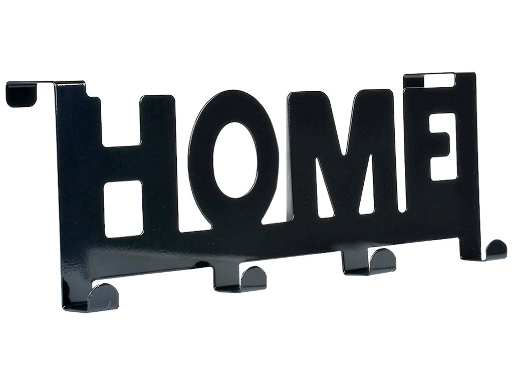 Настенная вешалка Home, 4 крючка, 32×12см
