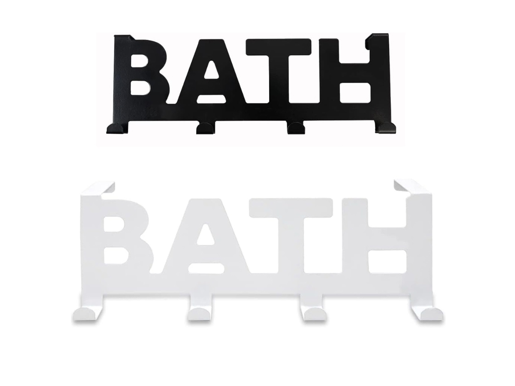 Настінна вішалка Bath, 4 гачки, 32×13см